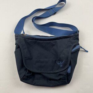 Osprey Flap Jill Small Crossbody Mini Messenger Bag Blue Canvas